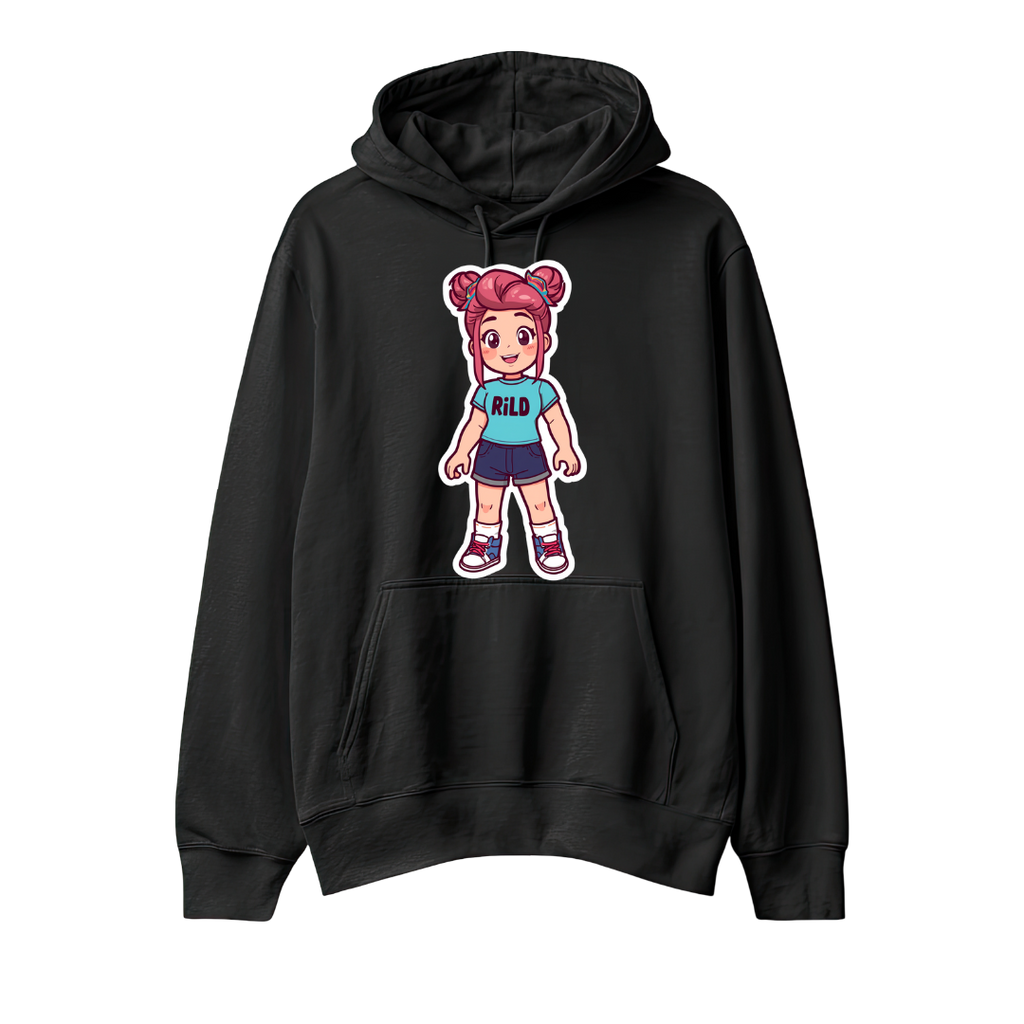 Funzi Stories — Pink Hair Girl (RiLD) Hoodie