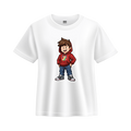 Funzi Stories — Red Hoodie Boy T-Shirt