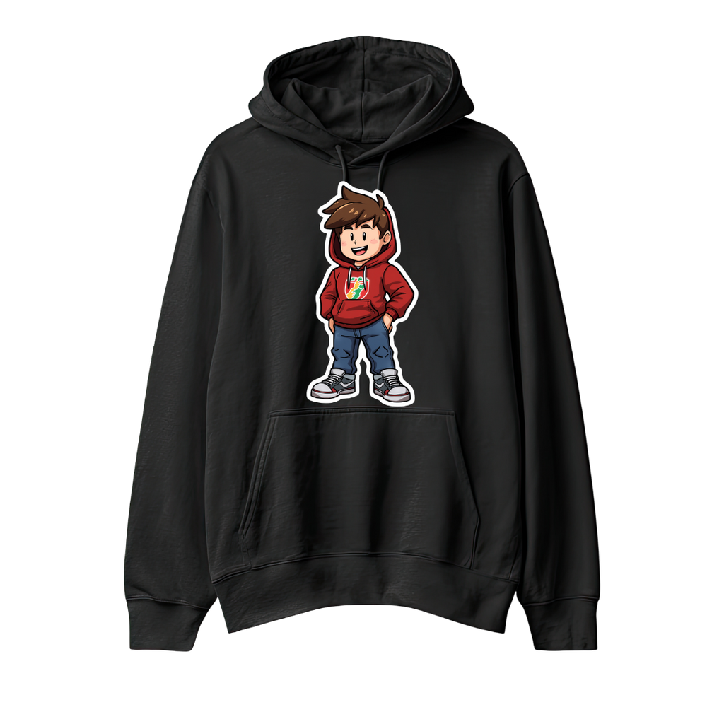 Funzi Stories — Red Hoodie Boy Hoodie