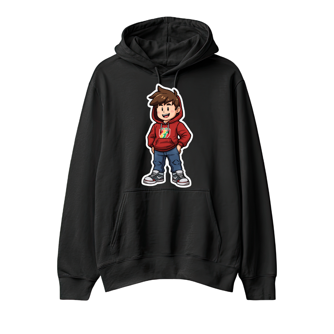Funzi Stories — Red Hoodie Boy Hoodie